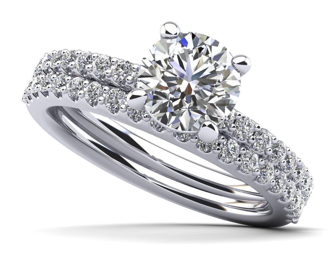 Brilliant Dreams Lab - Grown Diamond Bridal Set with 1.57 ct. (1.00 ct. center diamond) - Luxury Time NYC